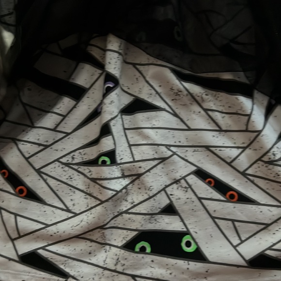 Cat & Jack Halloween Dress Black Tulle Mummies Mummy NWT - Picture 3 of 3